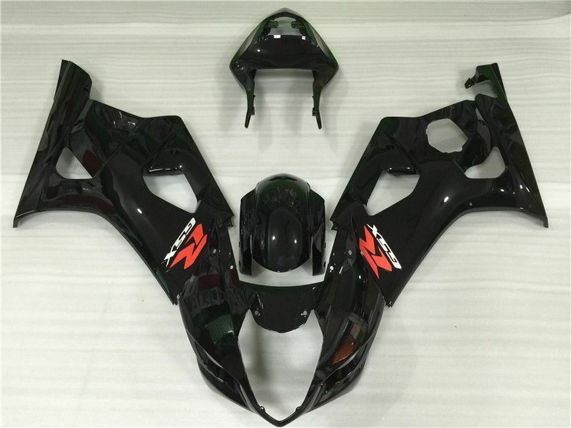 NT Fairing Fit for Suzuki 2003-2004 GSXR 1000 N055- Glossy Black | ABS Injection