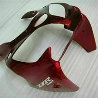 MS Fit for  2000-2002 ZX6R Plastic Red Black Injection Fairing ABS t006