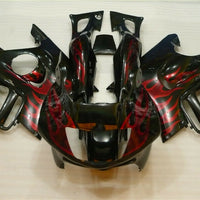 MSA Bodywork Red Flame Injection Fairing Fit for Honda 1997-1998 CBR600F3 u027