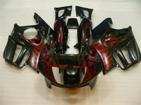 MSA Bodywork Red Flame Injection Fairing Fit for Honda 1997-1998 CBR600F3 u027