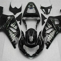 MSB Injection Mold Black Fairing Set Fit for  2001-2003 GSXR 600 750 n078