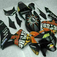 MSA Injection Cowl Fairing Fit for Honda 2005-2006 CBR600RR ABS Black u081