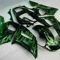 MS Injection Green Black Plastic Fairing Fit for Yamaha 1998-2002 YZF R6 g015