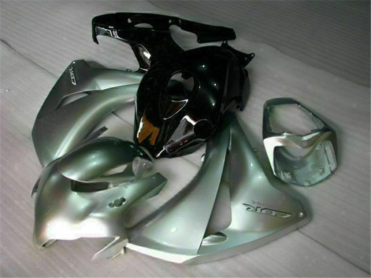 NT Fairing Fit for Honda 2008-2011 CBR1000RR U016- Silver Black | ABS Injection