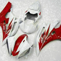MS Injection Mold Red White Plastic Fairing Fit for Yamaha 2006-2007 YZF R6 g009