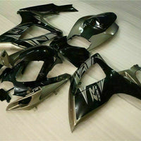 MSB Injection Black Gray Fairing Fit for  2006 2007 GSXR 600 750 n080