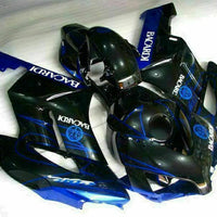 MS Injection Fairing Black Blue Fit for ABS Honda CBR1000RR 2004-2005 u070