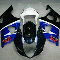 MS Injection Black Blue ABS Fairing Kit Fit for  2003-2004 GSXR 1000 p033