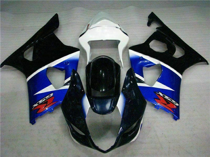 MS Injection Black Blue ABS Fairing Kit Fit for  2003-2004 GSXR 1000 p033