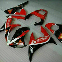 MS Injection ABS Black Red Fairing Fit for Yamaha YZF 2003-2005 R6 & 06-09 R6S g031