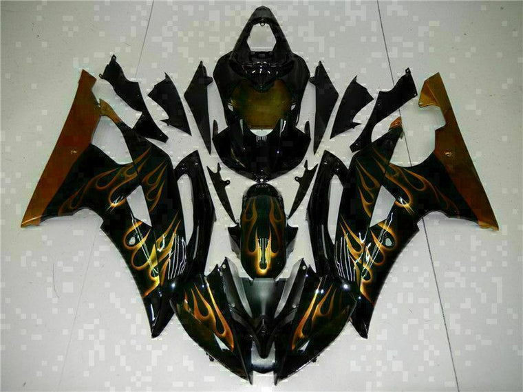 NT Fairing Fit for Yamaha 2008-2016 YZF-R6 G011- Black | ABS Injection