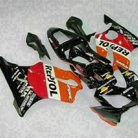 MS Injection Fairing Orange Black Kit Fit for Honda 2001-2003 CBR600 F4I u031