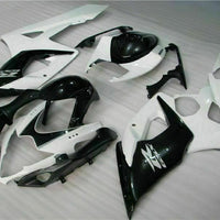 MS Injection Plastic White Black Fairing Fit for  2005-2006 GSXR 1000 p041