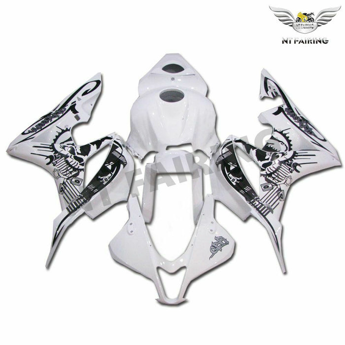 MSA Injection White Set Fairing Kit Fit for Honda 2007-2008 CBR600RR ABS TH u078