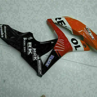MSA Injection  Orange Fairing Set Fit for Honda 2007-2008 CBR600RR Cowl u068