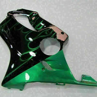 MS Injection Green Flame Fairing Plastic Fit for Honda 2001-2003 CBR600 F4I u029