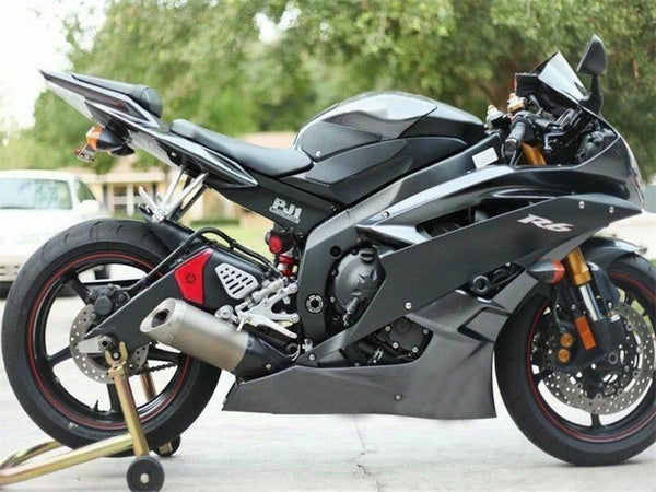 MS Injection Bodywork Grey Black Fairing Fit for Yamaha 2006-2007 YZF R6 g060