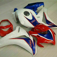 MS Injection Red White Blue Kit Fairing Fit for Honda 2008-2011 CBR1000RR u047