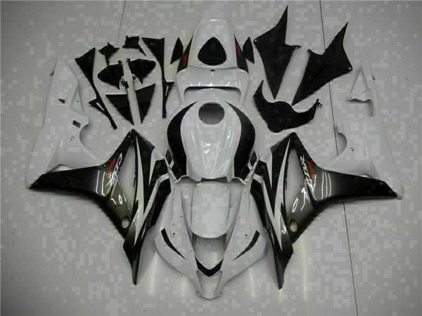 MSA Injection  White Black Fairing Kit Fit for Honda 2007-2008 CBR600RR u072