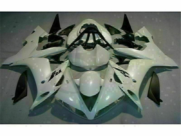 MSB Injection White Plastic Fairing Fit for Yamaha 2004-2006 YZF R1 ABS g007-01