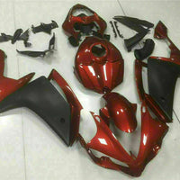 MSB Injection New Red Black Plastic Fairing Fit for Yamaha 2007-2008 YZF R1 f004