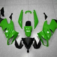 MSA Fit for  Ninja 650R 2009-2011 ER6F Plastic Green Black Fairing t003