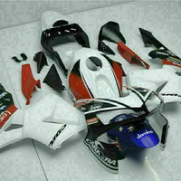 MSA Injection White Blue Plastic Fairing Fit for Honda 2003-2004 CBR600RR u073