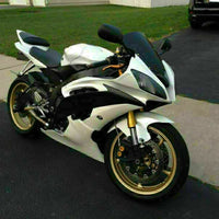 MSB Injection Mold  White Plastic Fairing Fit for Yamaha 2008-2016  YZF R6 g060