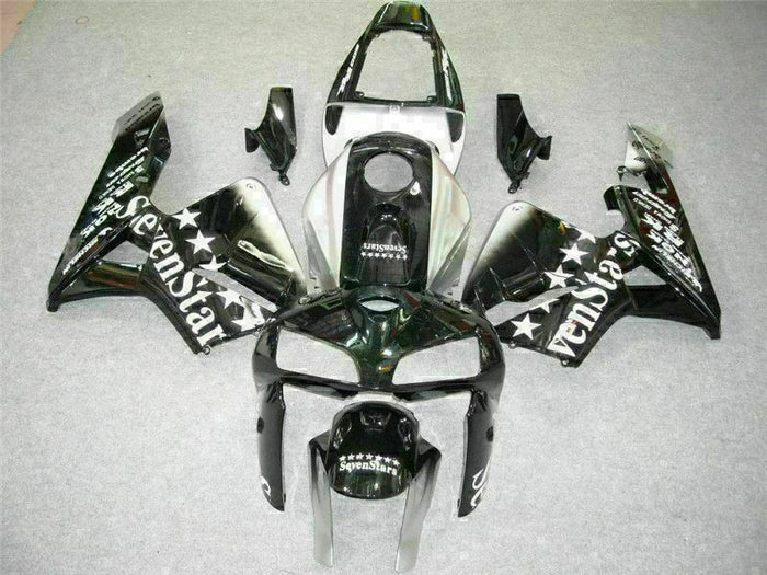 MSA Injection Mold Fairing Fit for Honda 2005-2006 CBR600RR Black Plastic u015