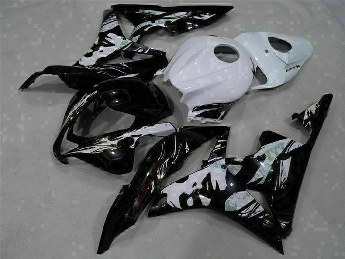 MSA Injection Black Fairing Kit Fit for Honda 2007-2008 CBR600RR Plastic u071