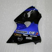 MS Fit for  2000-2002 ZX6R Plastic Blue Kit Injection Fairing ABS t008-th