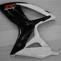 MSB Injection White Black Fairing Fit for  2006 2007 GSXR 600 750 o064