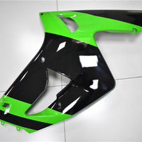 MSA Fit for  03-04 ZX6R 636 Plastic Green Black Injection Fairing a007