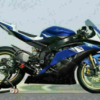 MS Injection Bodywork Blue Black Fairing Fit for Yamaha 2008-2016 YZF R6 g042