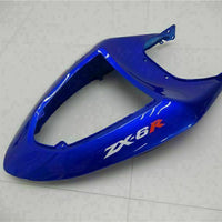 Fit for  Ninja 2005-2006 ZX6R 636 Blue New Injection Fairing Kit t007-T