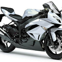 NT New Fit for  2009-2012 ZX6R Plastic White Injection Fairing k011