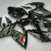 MSB Injection Black Plastic Fairing Fit for  2006 2007 GSXR 600 750 n030