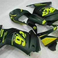 MS Fit for  2008-2012 EX250 250R Plastic Black Injection Fairing t034-T