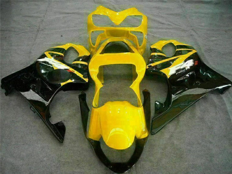 MS Injection Fairing Yellow Black Plastic Fit for Honda 2001-2003 CBR600 F4I u030