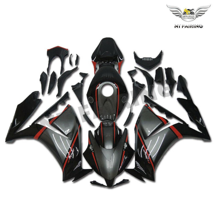 NT Injection Plastic Grey Black Fairing Fit for Honda 2012-2016 CBR1000RR N024