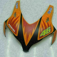 MS Injection New Orange Black Set Fairing Fit for Honda 2008-2011 CBR1000RR u085