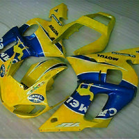 MS Injection Yellow Blue Plastic Fairing Fit for Yamaha 1998-2002 YZF R6 g013