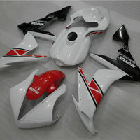 MSA White Tank Cover Fairing Set Injection Fit for Yamaha 2004-2006 YZF R1 u039