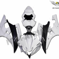 MS Injection Mold White Plastic Fairing Fit for Yamaha 2006-2007 YZF R6 j001