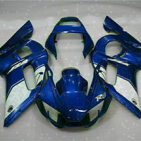 MS Injection Mold Blue ABS Set Fairing Fit for Yamaha 1998-2002 YZF R6 g032