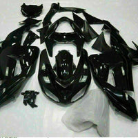 MSA Fit for  Ninja 2006 2007 ZX10R ABS Glossy Black Injection Fairing s016