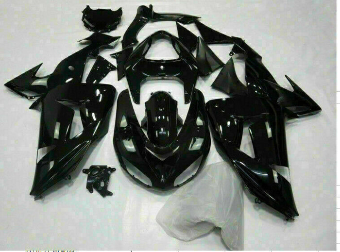 MSA Fit for  Ninja 2006 2007 ZX10R ABS Glossy Black Injection Fairing s016