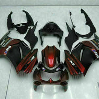 MS Fit for  2008-2012 EX250 250R Plastic Black Injection Fairing t049-T