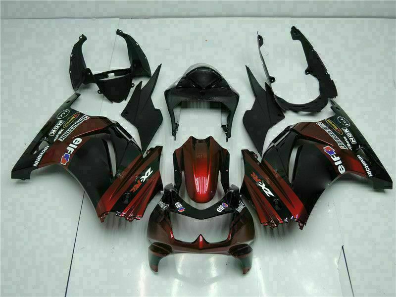 NT Fairing Fit for Kawasaki 2008-2012 EX250 T049- 250r Black | ABS Injection