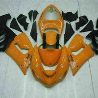 Fit for  Ninja 2005-2006 ZX6R 636 Orange New Injection Fairing Kit t014T